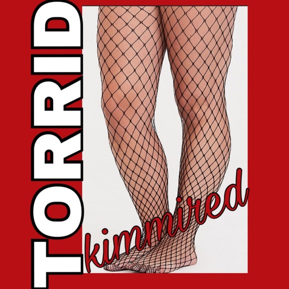 torrid Accessories - ✂️🆕Torrid Black Fishnet Pantyhose~ 1/2 1X/2X ~NIP